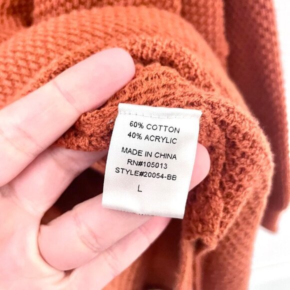 Baltic Born Maddock Knit Top Rust Thermal Size L - Picture 4 of 6